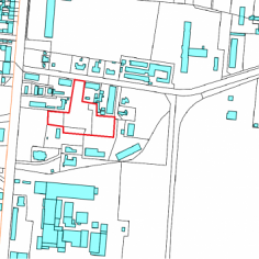 The area of houses and services - 0,82 ha- Mątewska street